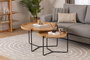 Hanah Home Mandy - Natural Juego de Mesas Nido